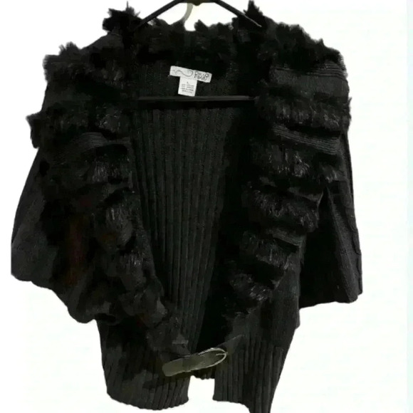 Cardigan faux fur - Picture 1 of 4